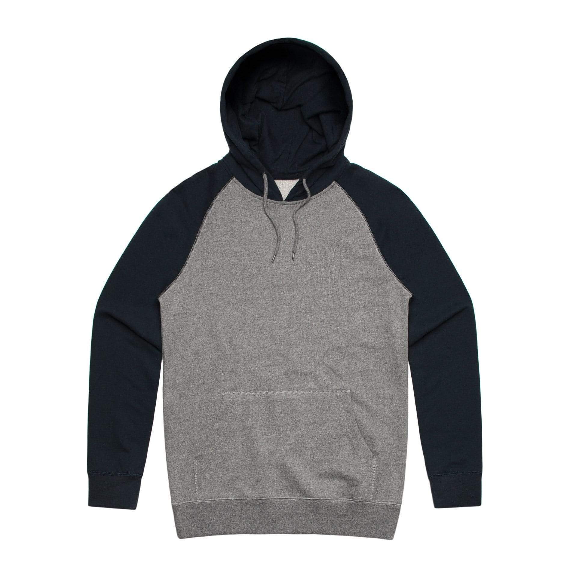 As Colour Men's case hoodie 5205 Casual Wear As Colour STEEL MARLE/NAVY XSM 
